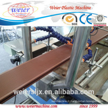 polymer wood composite wpc profile production line / wpc decking wpc keel I beam extrusion machine